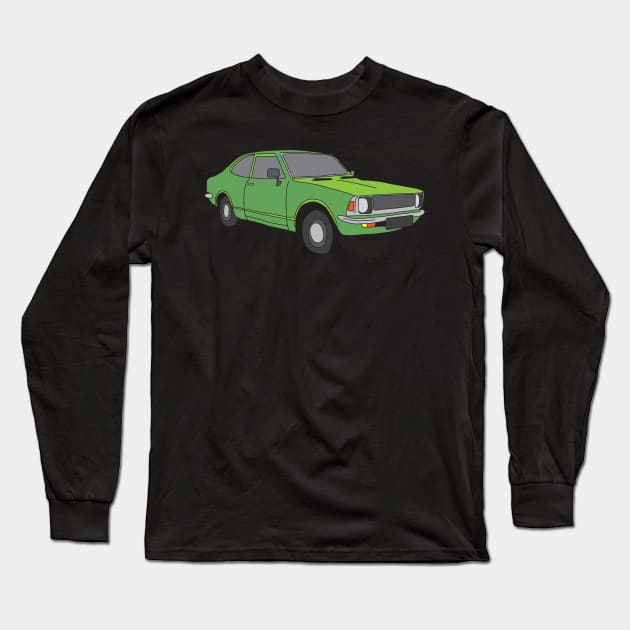 Toyota Corolla - Early 70s Long Sleeve T-Shirt by 4amStudio